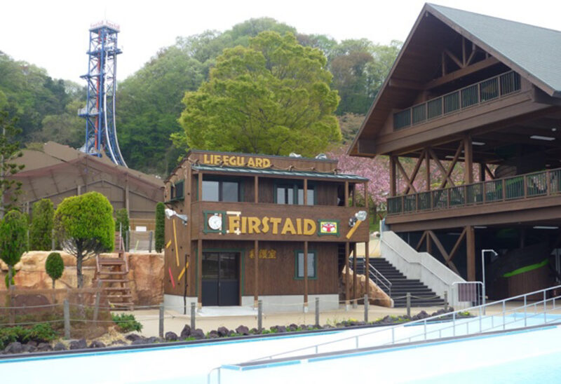 東京サマーランド 山側救護室・監視室