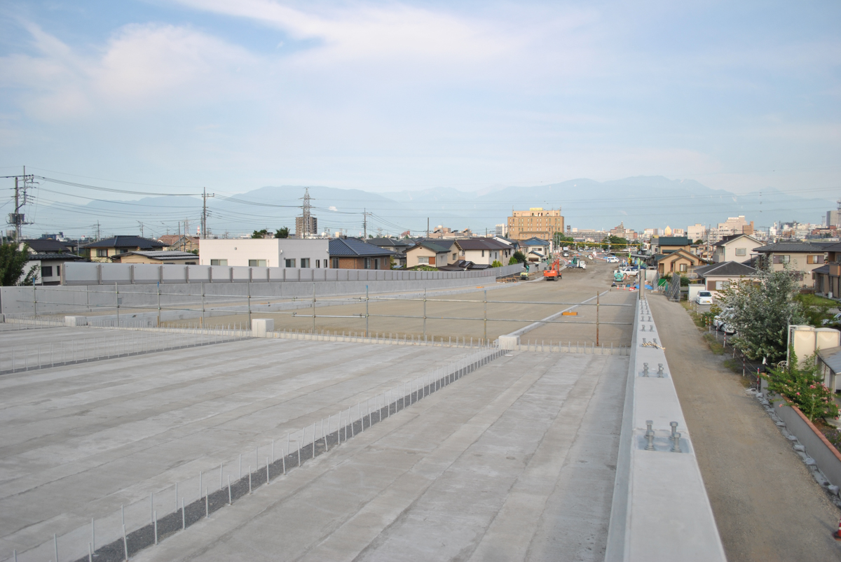 一般国道411号朝気1工区道路工事