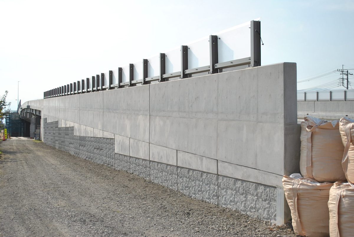 一般国道411号朝気1工区道路工事