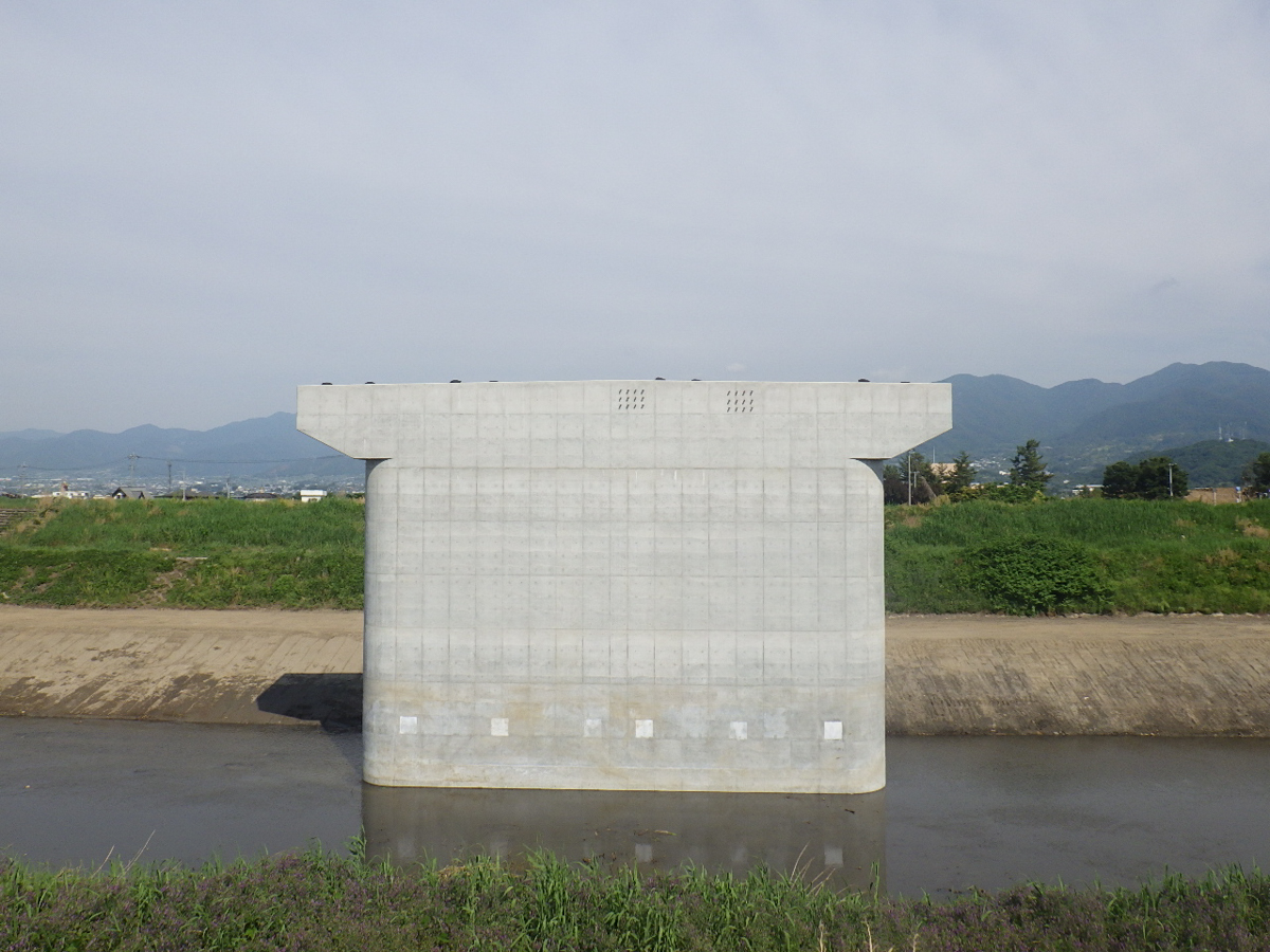 国道140号　濁川・平等川橋　橋梁下部工事