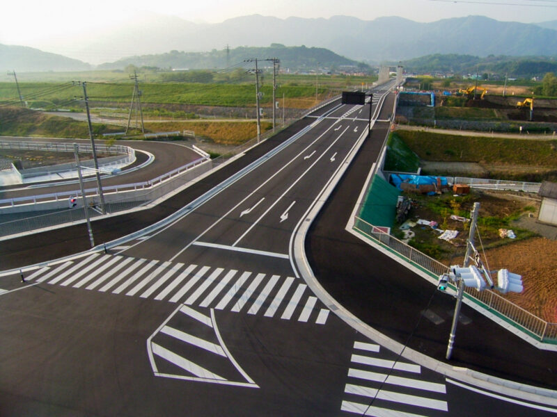 主要地方道韮崎南アルプス中央線道路改良工事