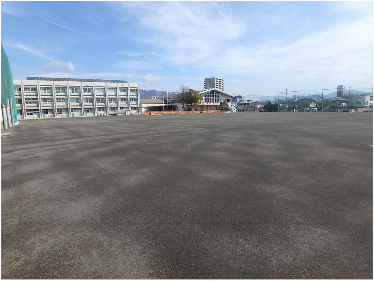 南西中学校校庭整備工事