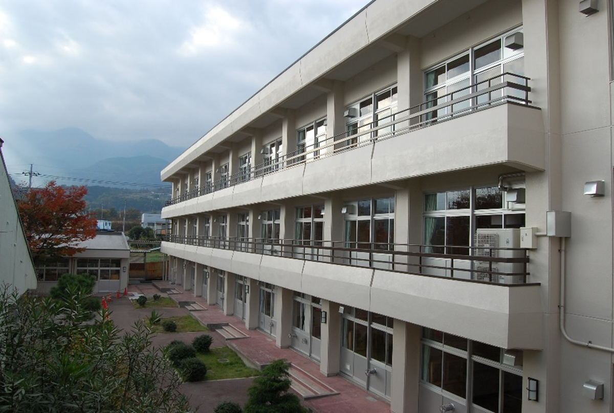 南アルプス市立櫛形中学校 耐震補強工事
