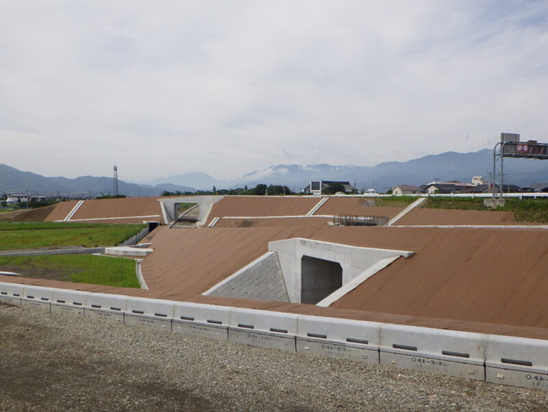 （主）甲府市川三郷線（田富西ランプ交差点）道路改良工事