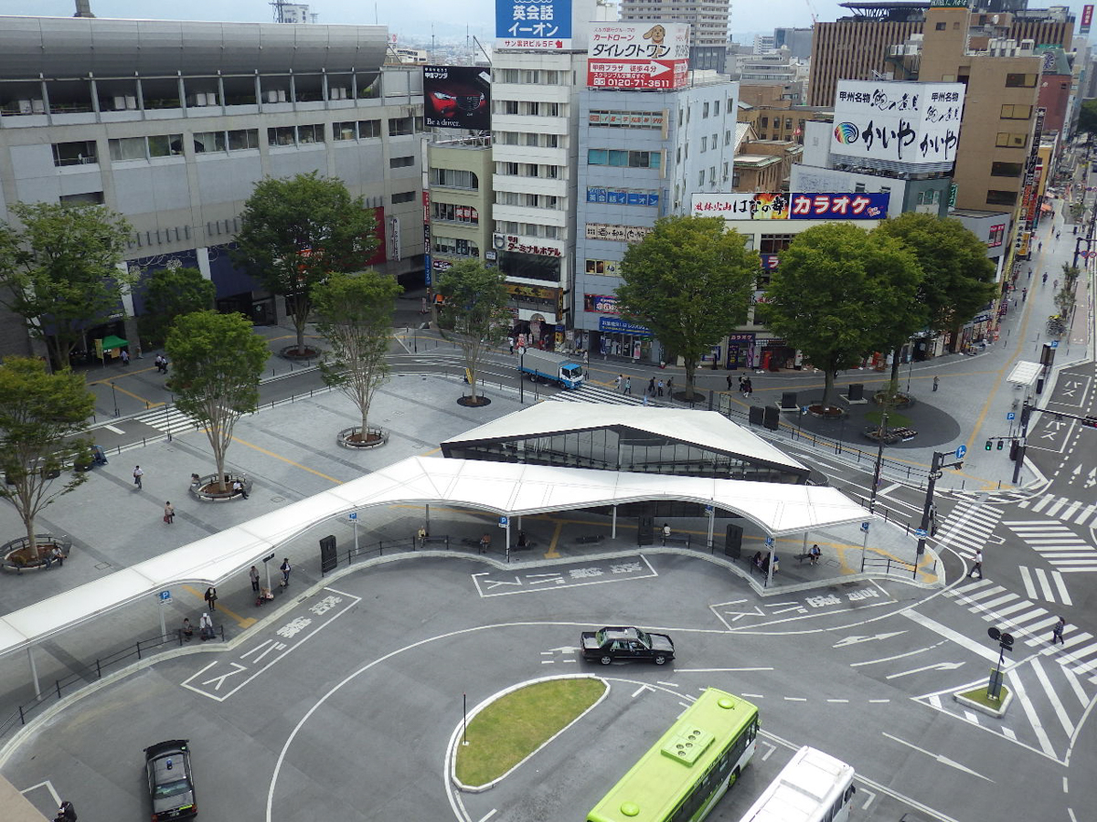甲府駅南口駅前広場東側工区南広場建設工事