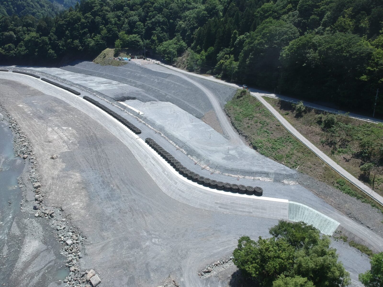 主要地方道南アルプス公園線護岸工事