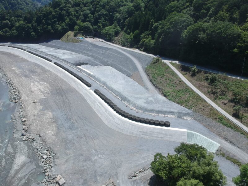 主要地方道南アルプス公園線護岸工事