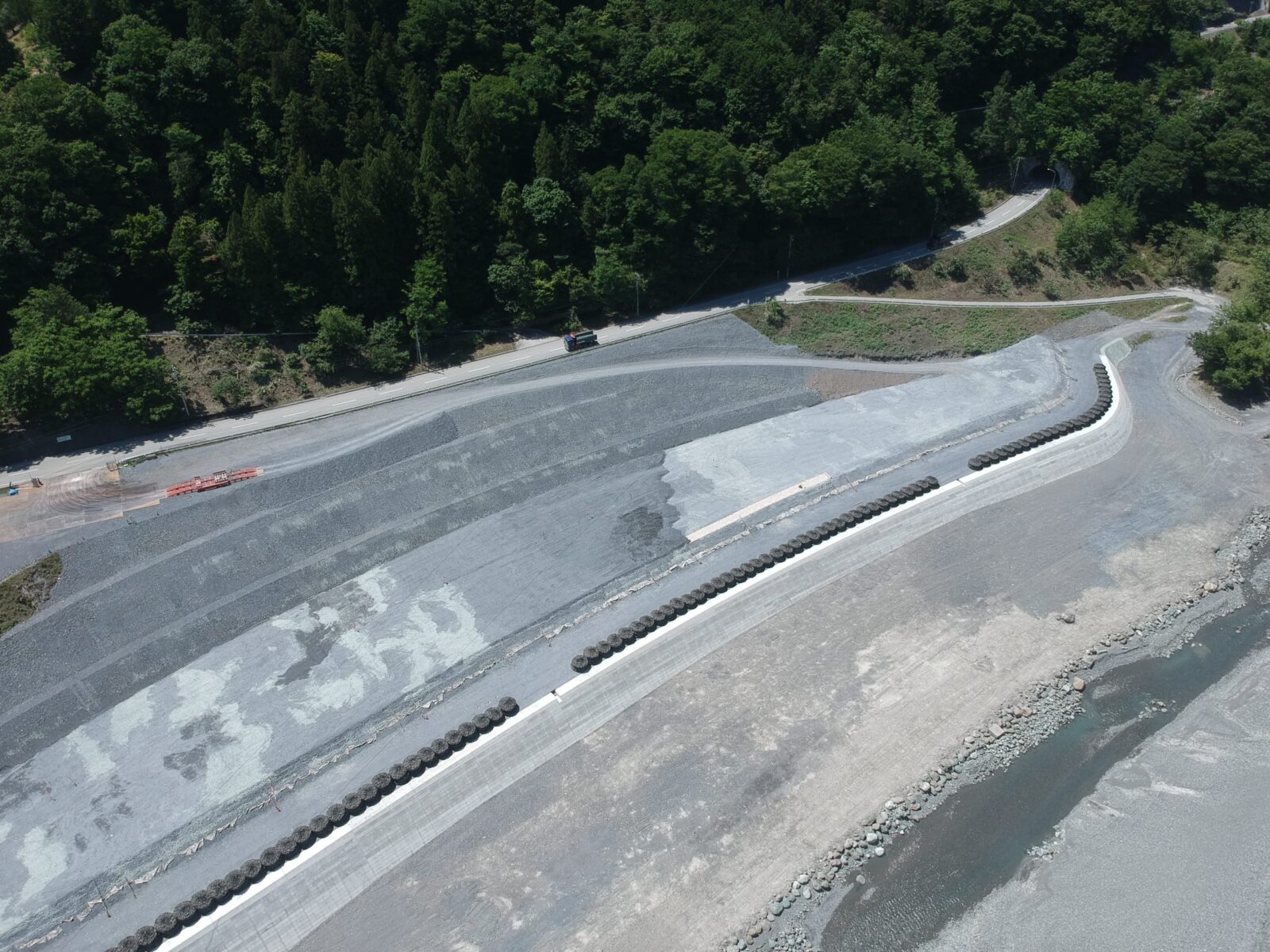 主要地方道南アルプス公園線護岸工事