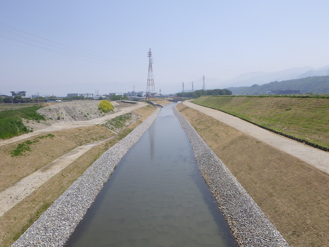 鎌田川２工区河川工事