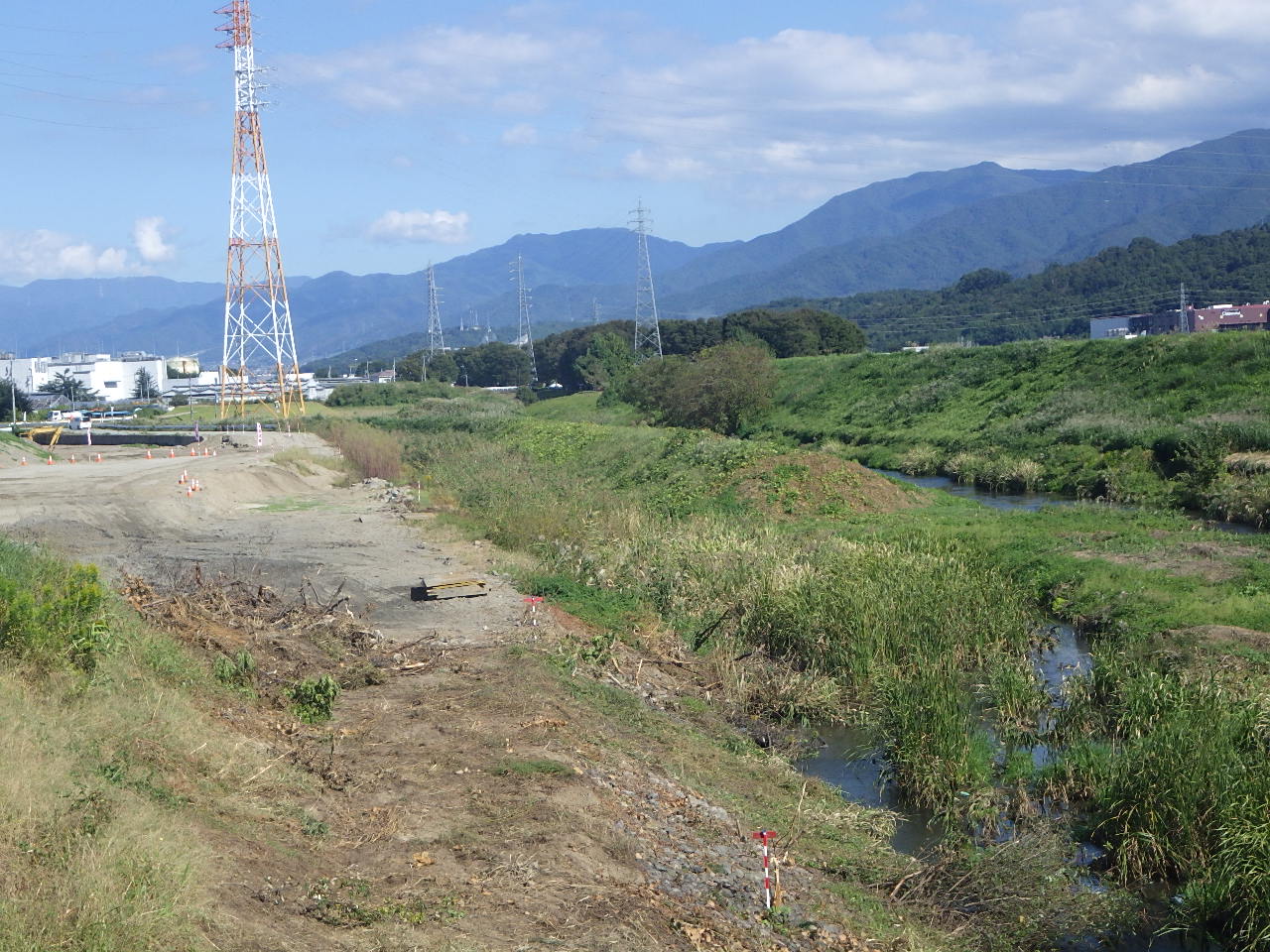 鎌田川２工区河川工事