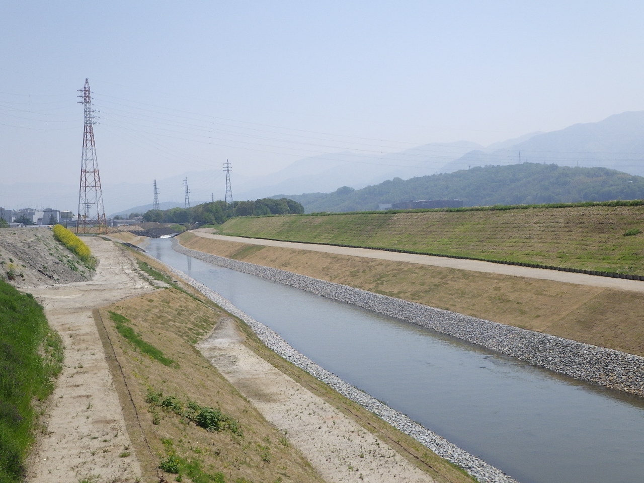 鎌田川２工区河川工事