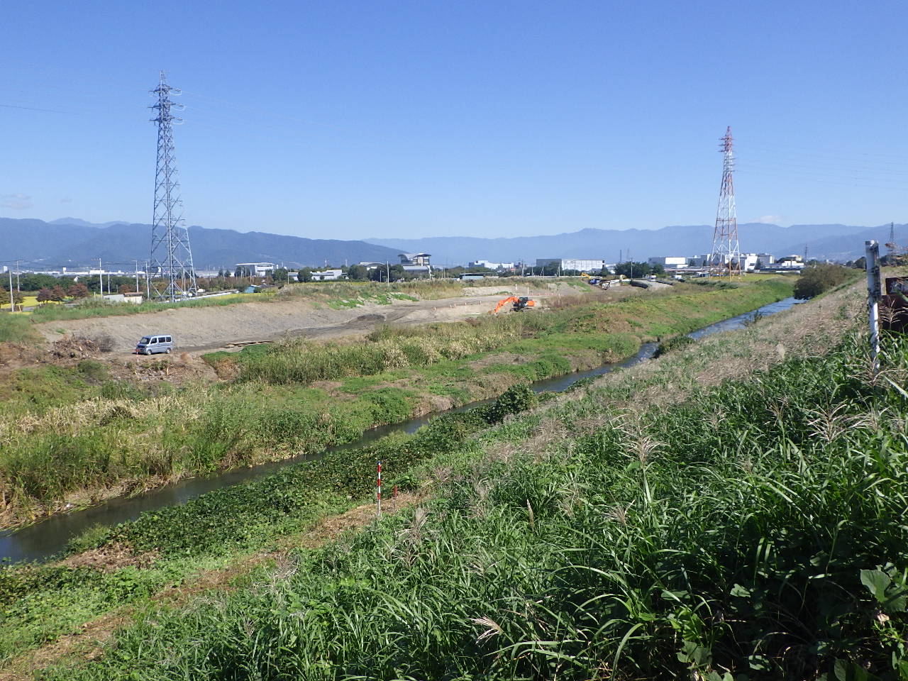 鎌田川２工区河川工事