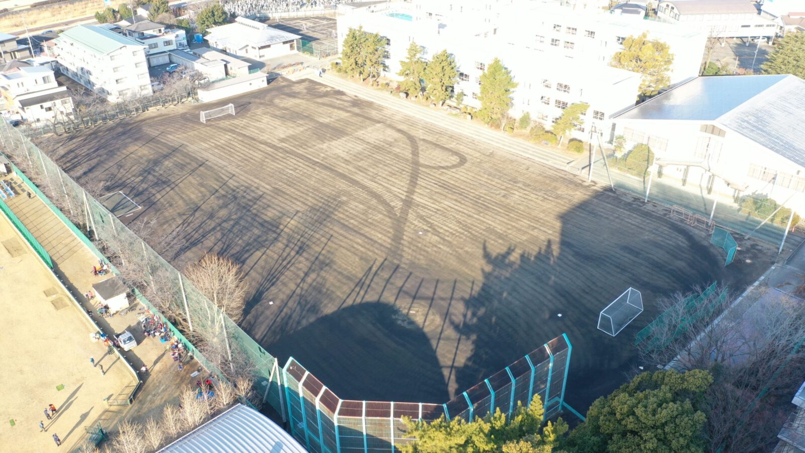 西中学校校庭整備工事