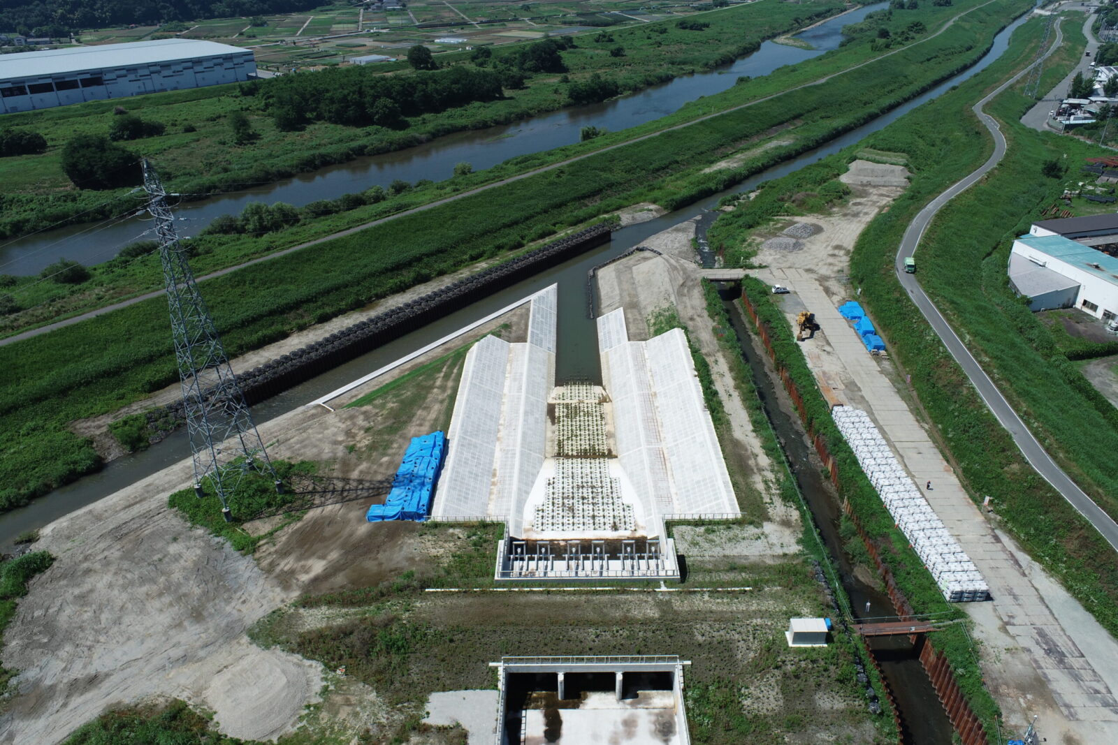 鎌田川3工区河川工事（一部債務）