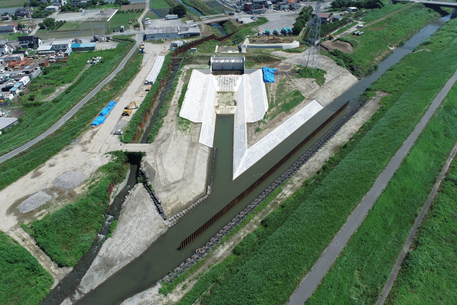 鎌田川3工区河川工事（一部債務）